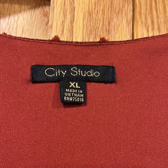 Ruffle Wrap Dress - Picture 2 of 3